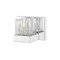 Z-Lite Fallon 1 Light Wall Sconce, Chrome & Clear Ribbed, Frosted 468-1S-CH-LED - alternate 5